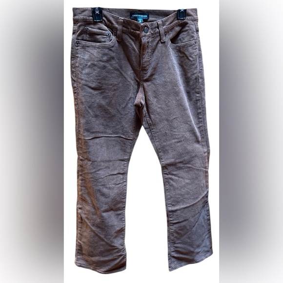 Lucky Brand Sweet Mid Rise Boot Brown Corduroy Pants. Size 8/29. Like New! - Picture 4 of 15